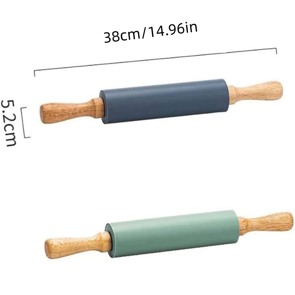 Non-Stick Silicone Rolling Pin - Kitchen Roller Baking review and price