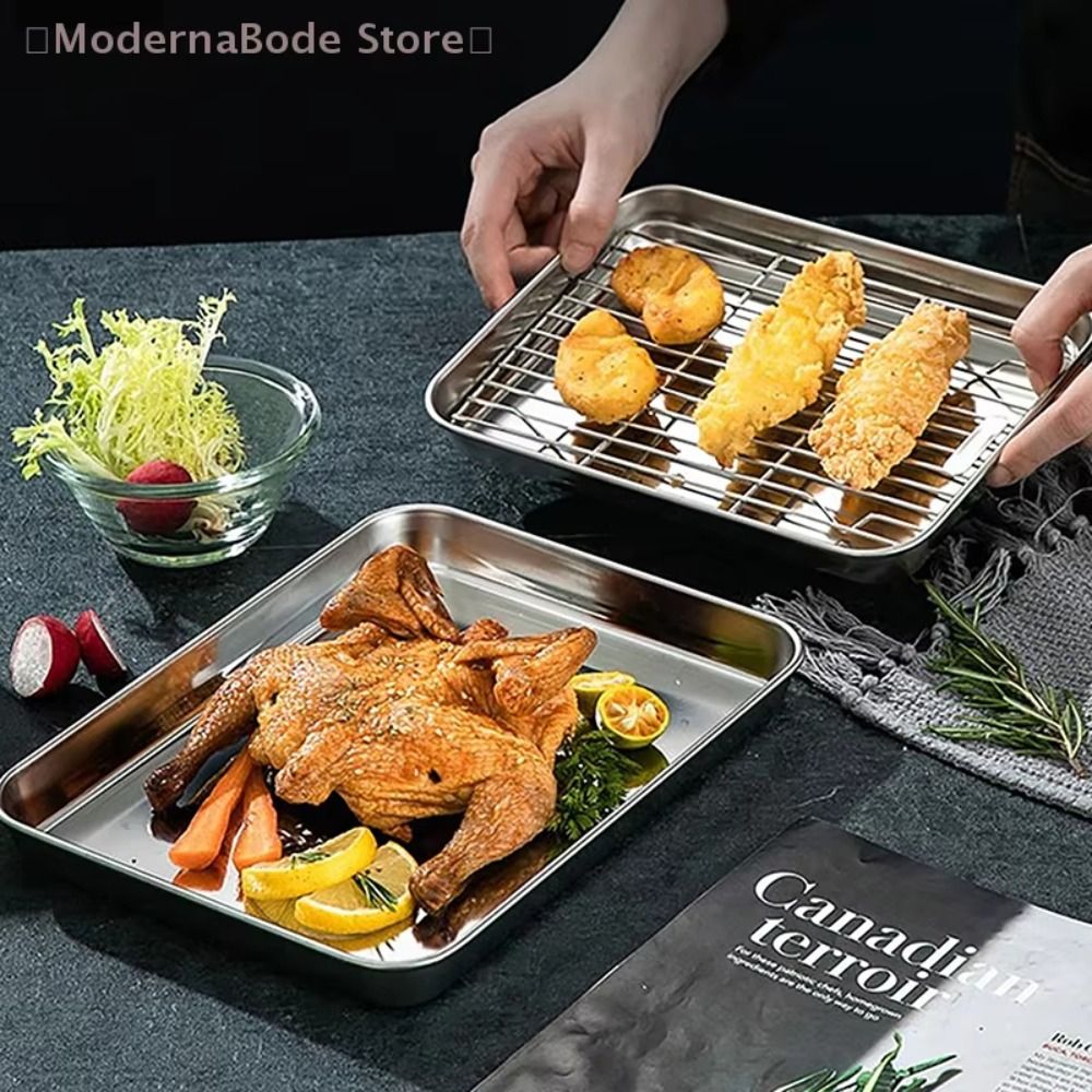 Portable Non-Stick Stainless S - Kitchen Baking Rack review and price