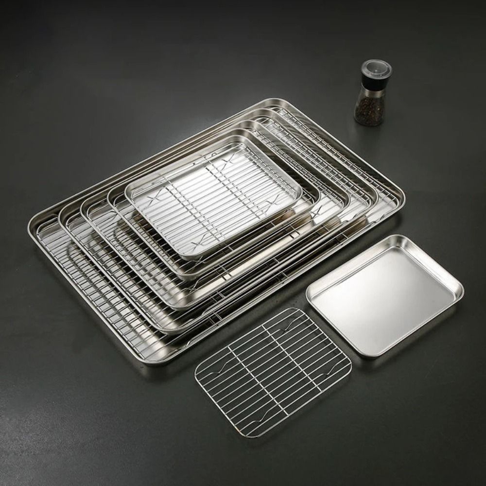 Portable Non-Stick Stainless S - Kitchen Baking Rack review and price