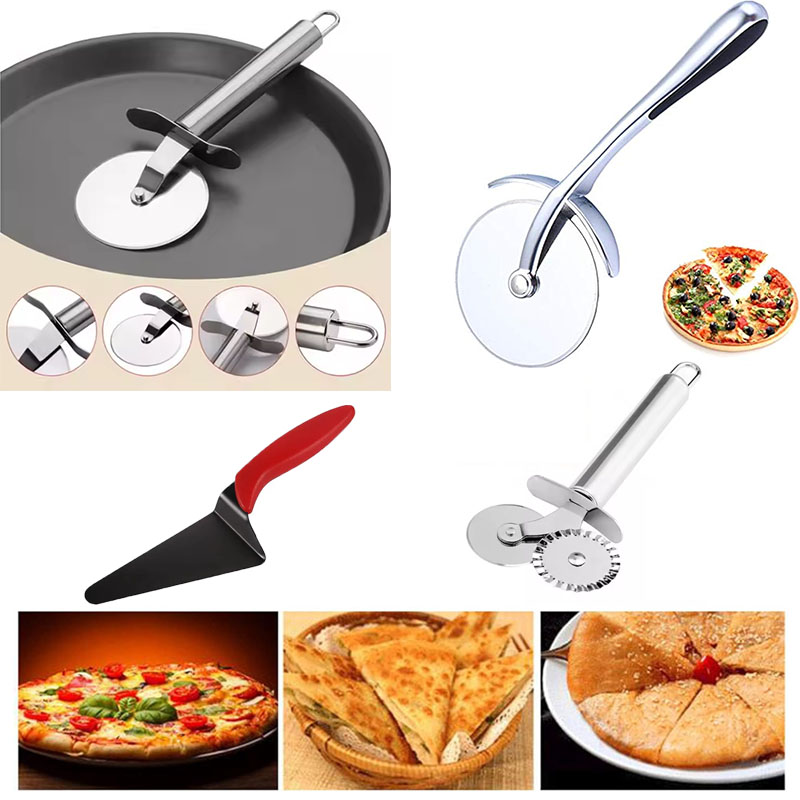 Stainless Steel Pizza Cutter W - Baking Kitchen Set review and price