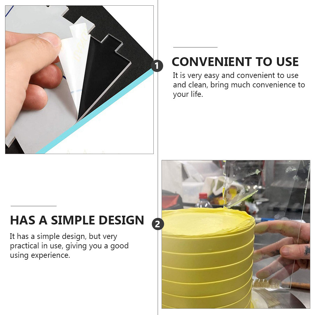6Pcs Simple Design Acrylic Cak - Baking Kitchen Set review and price
